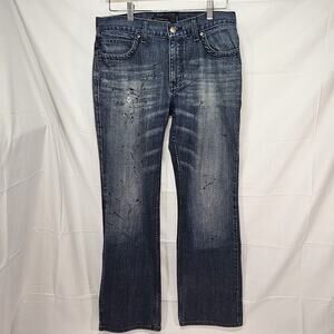 INC International Concepts "Amsterdam" Denim Men's Jeans 32x32 Distressed Grunge